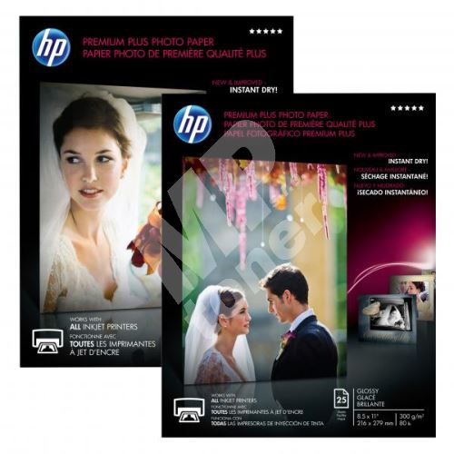 HP Premium Plus Glossy Photo Paper, CR675A, A3, 300 g/m2, 20ks 1