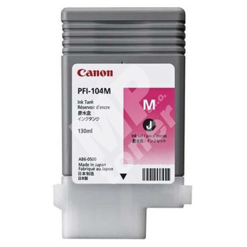 Cartridge Canon PFI104M, magenta, originál 1