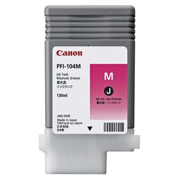 Inkoustová cartridge Canon PFI104M, For iPF65x/75x, magenta, 3631B001, 130ml, originál