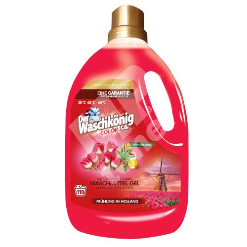 WaschKönig prací gel Frühling in Holland Color – 110 dávek 3,305 L 1