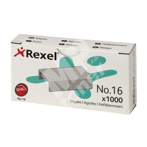 Spojovač Rexel 24/6 (No.16), drátky do sešívaček, 1000 ks 1
