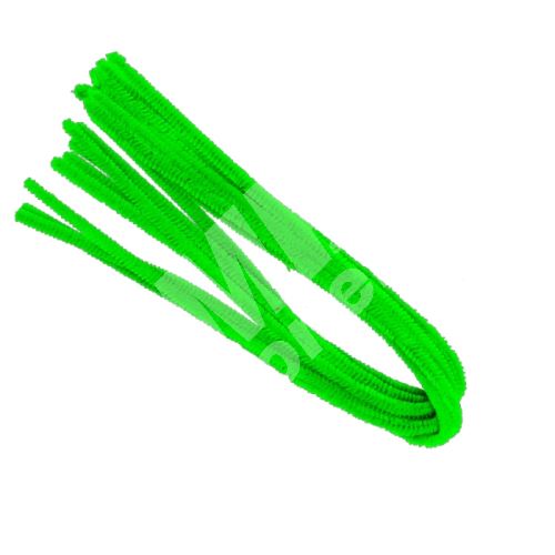 Drátek žinylka Luma 500 x 8mm, světle zelený 10ks 1