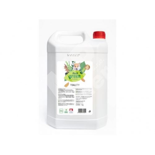 Gelový čistič toalety Real green clean, 5litrů 1