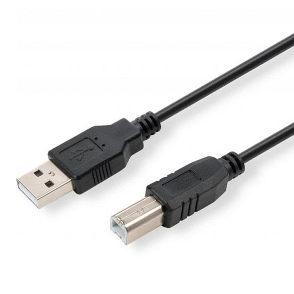 Kabel USB (2.0), A plug/B plug, 1,8m, připojení k tiskárně