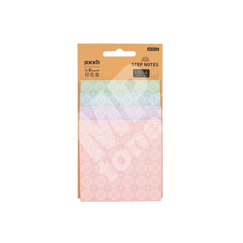 Samolepicí bloček Stick n in Blooom Magic design mix, pastelové, 4 rozměry a barvy 1