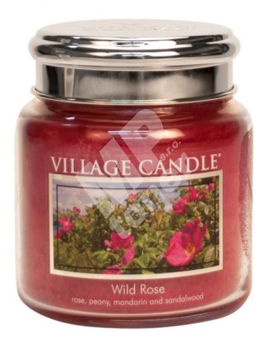 Village Candle Vonná svíčka ve skle, Divoká růže - Wild Rose, 16oz 1