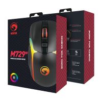 Myš Marvo M729W, 4800DPI, 2.4 [GHz], optika, 7tl., bezdrátová, černá 8 (7)