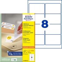 Snímatelné etikety AVERY Stick&amp;Lift 96 x 63,5 mm A4 - L4745REV-25