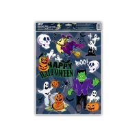 Okenní fólie Halloween glitr, 30x42cm, mix 5 (4)