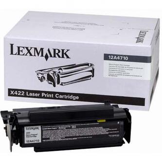Toner Lexmark X422, černá, 0012A4710, return, originál