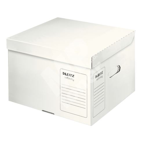 Leitz Infinity speciální archivační kontejner s víkem velikosti M, bílá 1