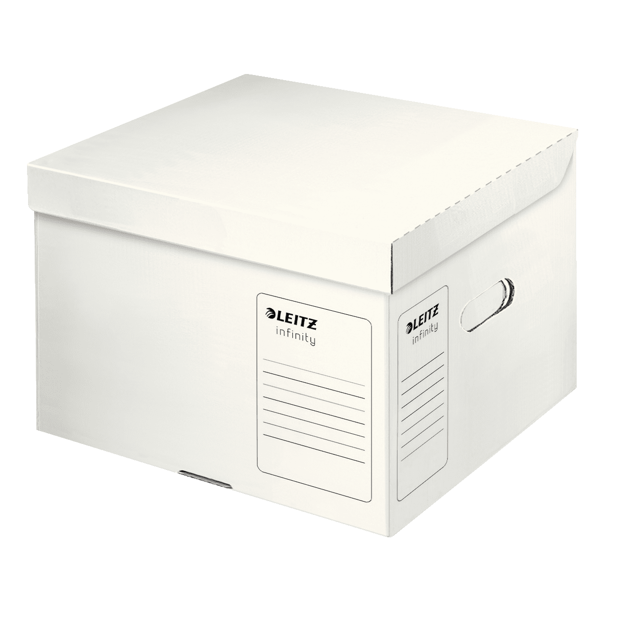 Speciální archivační kontejner s víkem Leitz Infinity velikosti M, bílá