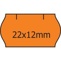 Cenové etikety 22 x 12 CONTACT oranžová (44)