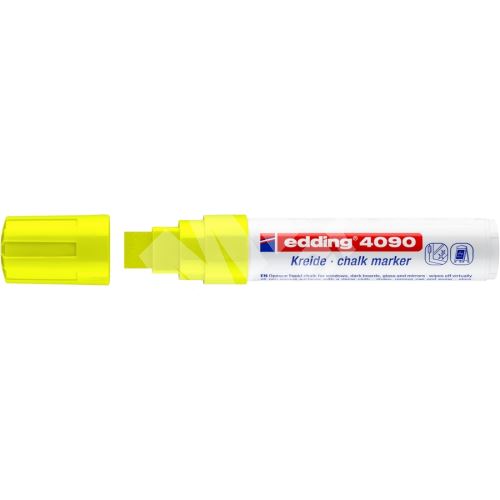 Křídový popisovač Edding 4090, neon. žlutý 1