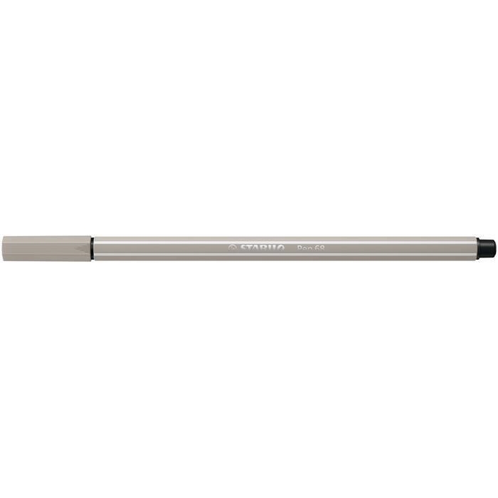 Fix Stabilo Pen 68, 1 mm, teplá šedá
