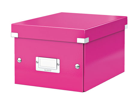 Archivační krabice Leitz Click-N-Store S (A5) wow, růžová