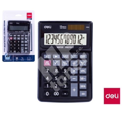 Kalkulačka Deli EM04031, voděodolná 1