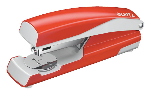 Stolní sešívač Leitz NeXXt 5502, celokovový, světle červený