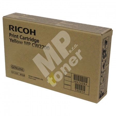 Cartridge Ricoh 841638, yellow, originál 1