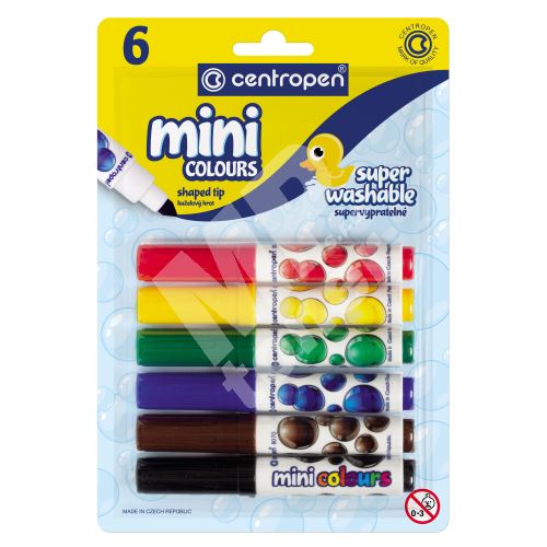Centropen 8070 mini colours sada 6 barev 1
