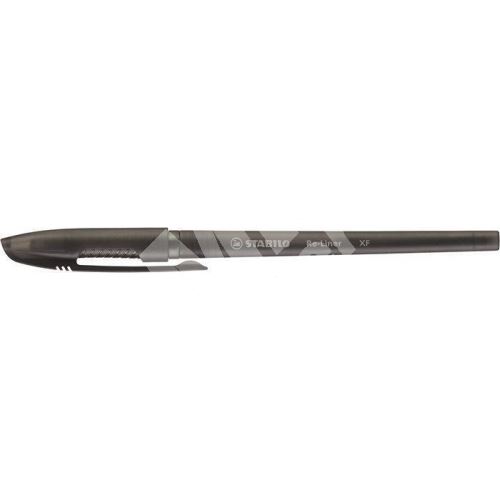 Kuličkové pero Stabilo Re-Liner, 0,35 mm, s uzávěrem, černý 1