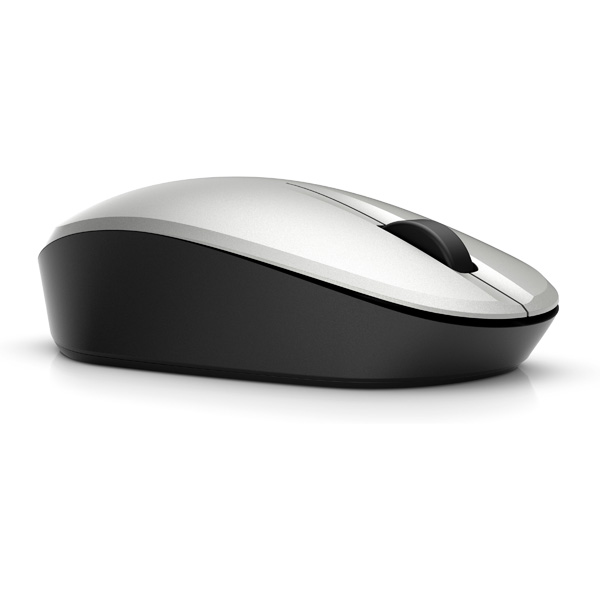 Myš HP 300 Dual Mode, 3600DPI, optická, 3tl., bezdrátová, stříbrno černá