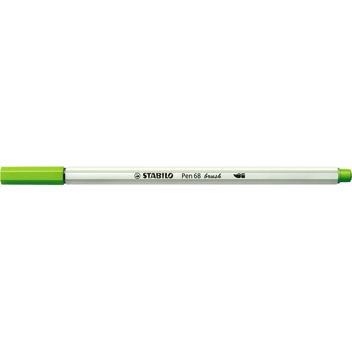 Štětcový fix Stabilo Pen 68 brush, zelená
