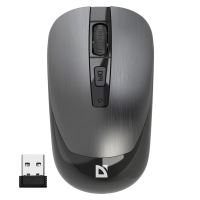 Myš Defender Wave MM-995, 1600DPI, optická, 3tl., bezdrátová, stříbrná