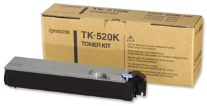 Toner Kyocera TK-520K, FS-C5015N, black, originál