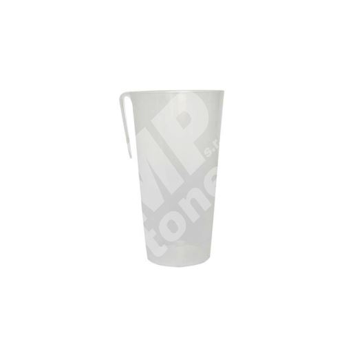 Kelímek Vraťák s klipem 400 ml, PP, transparentní 1