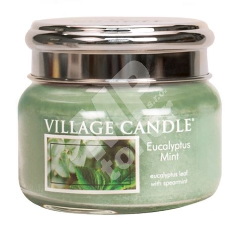 Village Candle Vonná svíčka ve skle, Eukalyptus a máta - Eucalyptus mint, 11oz 1