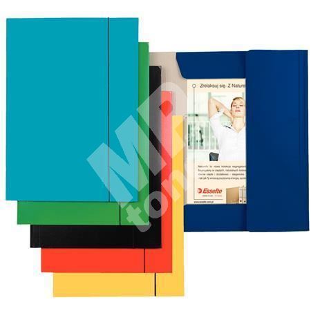 Desky s gumičkou Economy, 15 mm, karton, A4, modrá, Esselte 1