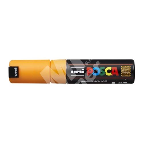 Uni Posca PC-8K akrylový popisovač, 8 mm, pomeranč 1