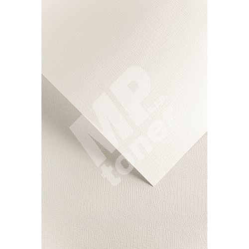 Ozdobný papír Borneo, bílý, 220g, 20ks 1