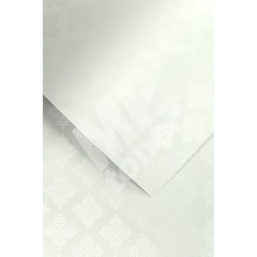 Ozdobný papír Glamour bílá 230g, 20ks 1