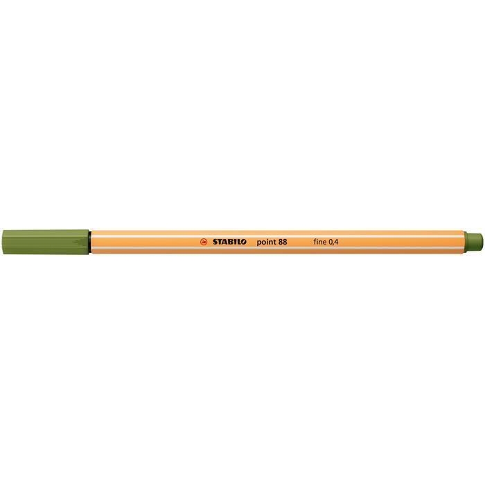 Liner STABILO Point 88, 0,4mm, 88/35, mechová zelená