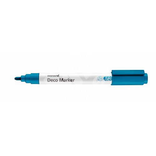 Popisovač Monami Deco Marker 460, hrot 2 mm, metallic blue 1