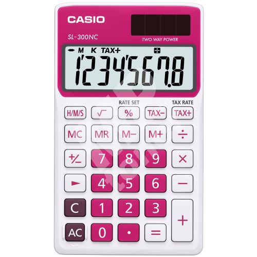 Kalkulačka Casio SL 300 NC/RD červená 1