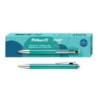Kuličkové pero Pelikan Snap Metalic K10, tyrkysové Kuličkové pero Pelikan Snap Metalic K10, tyrkysové