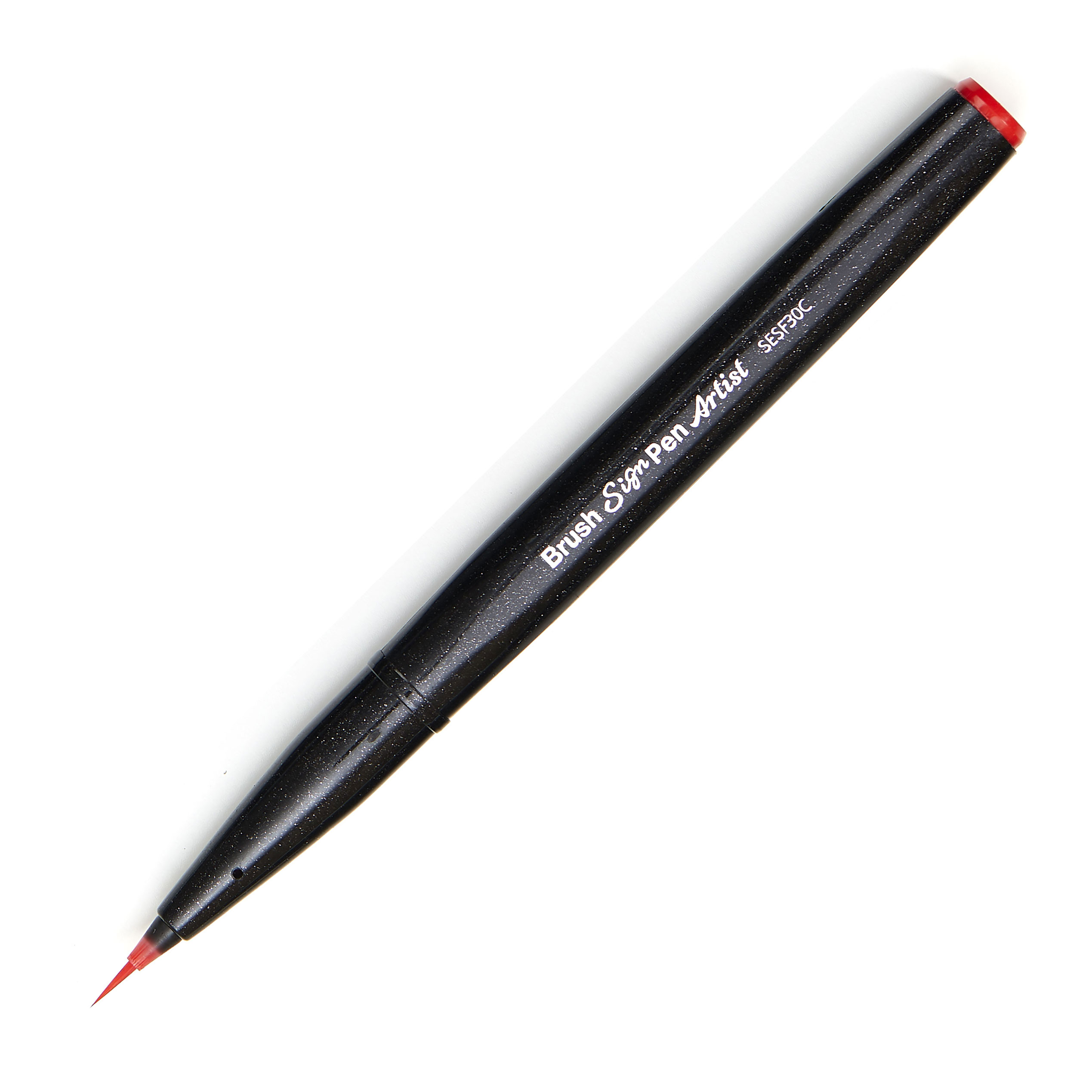 Štěteček barevný Pentel Sign Pen Artist SESF30C, červený