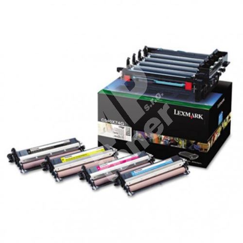 Válec + develop Lexmark C543, C544, X543, X544, C540X74G, originál 1