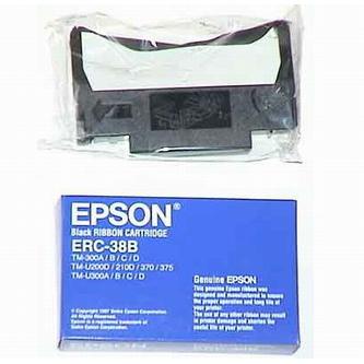 Páska do pokladny Epson ERC 38, TM-300, U-375, 210, C43S015374, černá, originál
