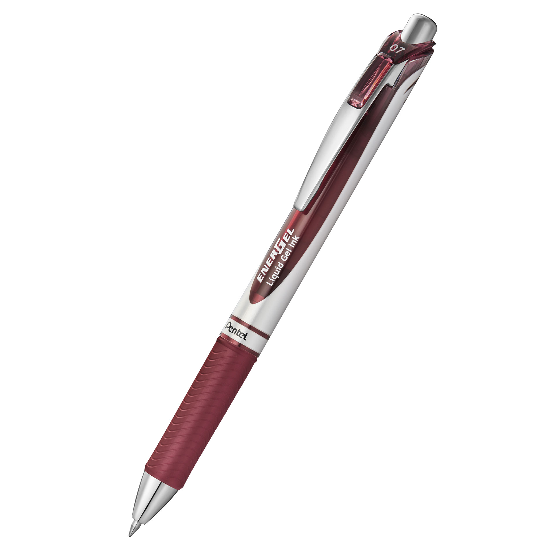 Kuličkové pero Pentel EnerGel BL77, 0,7mm, burgundy