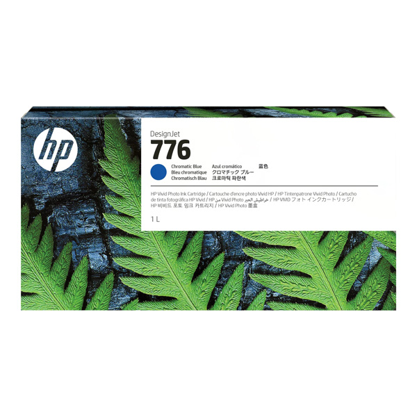 Inkoustová cartridge HP 1XB04A, DesignJet Z9+, Chromatic Blue, 776, originál