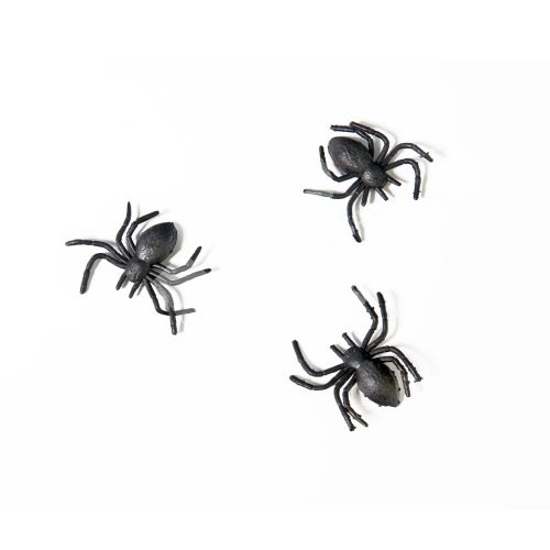 Pavouk plastový černý 3cm 10ks 1