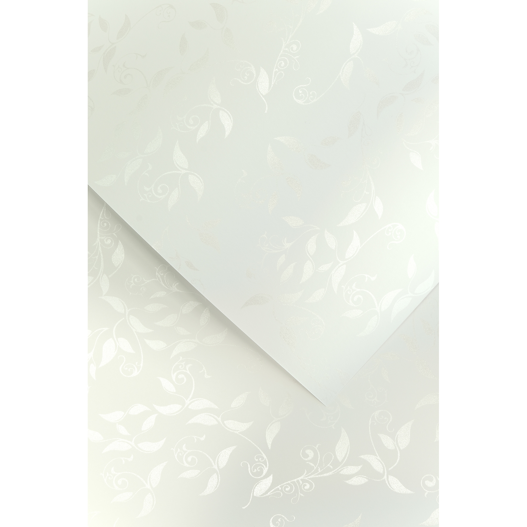 Ozdobný papír Liana, bílý, 230g, 20ks
