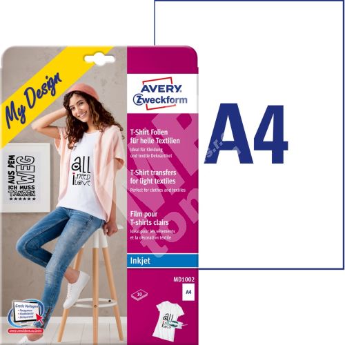 Fólie transferová, zažehlovací na textil -  MD1002 1
