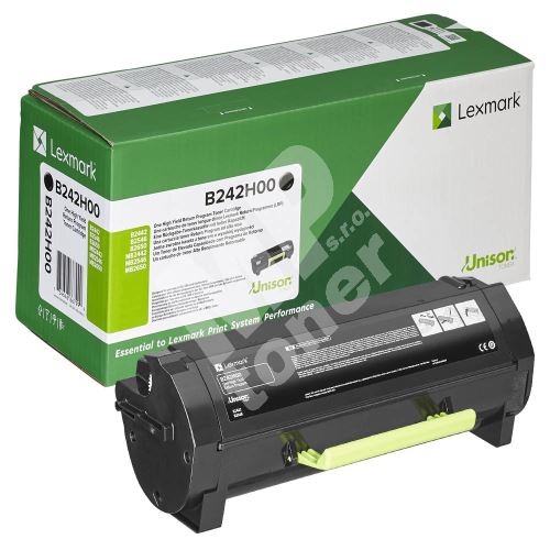 Toner Lexmark B242H00, black, originál 1