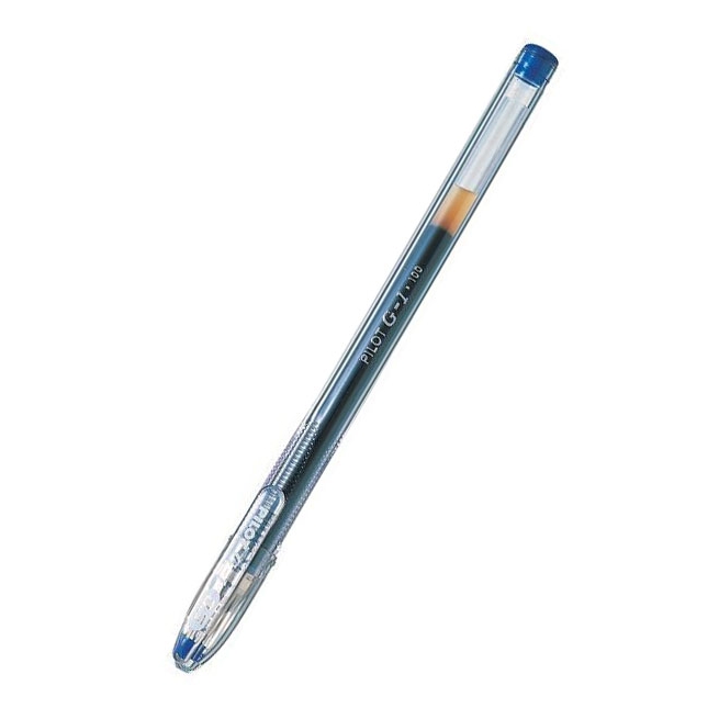 Gelové pero Pilot G-1, modrá, 0,32 mm, s uzávěrem