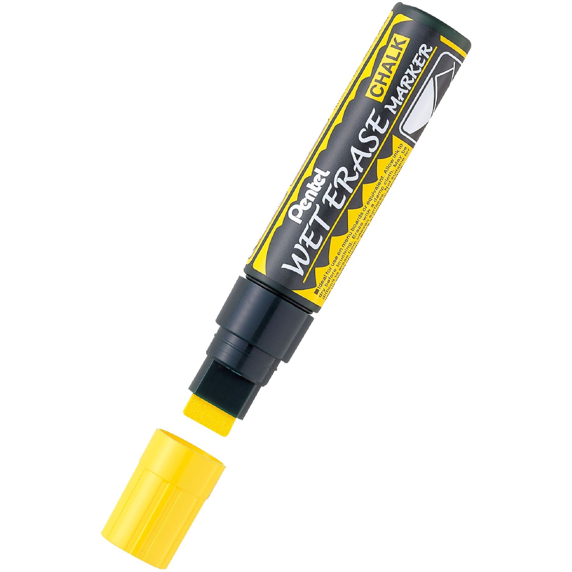 Křídový popisovač Pentel SMW56 Wet Erase, žlutý